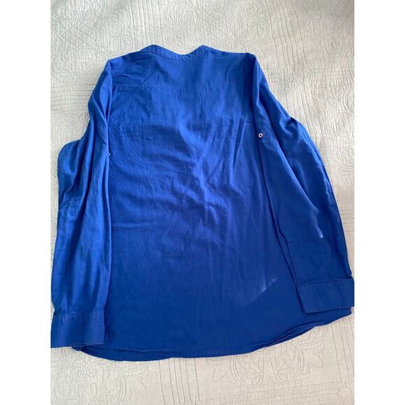 Womens Calvin Klein Button Down Blue Size Large - Picture 5 of 5